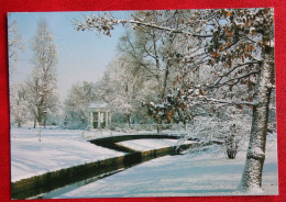 AK Bad Salzuflen Der Leopold Thermalsprudel Im Kurpark Cramers Kunstanstalt Deutschland BRD Gelaufen Used Postcard A116 - Bad Salzuflen