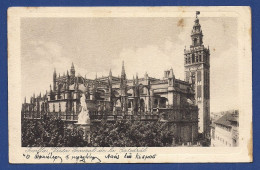 Spain 1929 - Sevilla Vista General De La Catedral [Lujo Grabade 2] - Sevilla