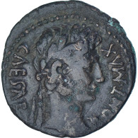 Monnaie, Auguste, As, 10-6 BC, Lugdunum, TTB, Bronze, RIC:I-230 - Les Julio-Claudiens (-27 à 69)
