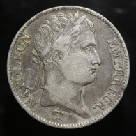 France, Napoleon I, 5 Francs, 1808, W - Lille, Argent (Silver), TB+ (VF), KM#686.14, G.583, F.306/15 - 5 Francs