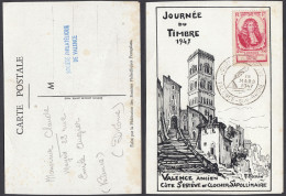 FRANCE - 1947 - Yvert 779 Obliterato FDC Su Cartolina Commemorativa, Come Da Immagine. - ....-1949