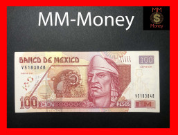 MEXICO 100 Pesos  5.11.2004  P. 118  *with Marks For The Blind*   XF+ - Mexico