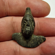 Ancient Bronze Celtic Warrior Amulet, Circa 3rd Century BC. - Archéologie