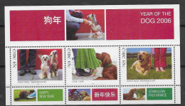 Ireland Mnh** 2006 Year Of The Dog Below Face Value - Hojas Y Bloques