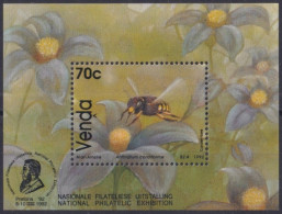 F-EX44036 VENDA SOUTH AFRICA MNH 1992 PHILATEC EXHIBITION BEE INSECT ENTOMOLOGY.  - Abeilles