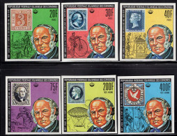 COMOROS(1978) Rowland Hill Memorial. Set Of 6 Imperforates. Scott Nos 383-8. - Comores (1975-...)