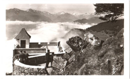 CPSM 65 (Hautes-Pyrénées) Bagnères-de-Bigorre - Téléférique Du Pibeste. Mer De Nuages. Echappée Vers Le Balaïtous TBE - Funiculaires