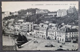 CPA 29 AUDIERNE - L'Hôtel Du Commerce T Le Quai - Edit ND 91 - Réf. P 243 - Audierne