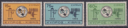 F-EX44245 CYPRUS MNH 1965 ITU INTERNATIONAL TELECOMMUNICATION UNION RADIO. - Usines & Industries