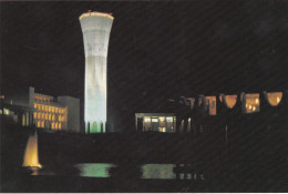Saudi Arabia The Modern Mosque At The University Of Petroleum And Minerals At Night - Arabie Saoudite