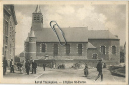 Leval-Trahégnies :   L'église St-Pierre   ( Excellent état ) - Binche