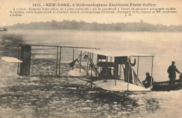 HYDRAVION - NEW-YORK - U.S.A. - AVION AMERICAIN Frank COFFYN - CARTE TRES BON ETAT - Accidentes