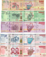 BURUNDI 500 1000 2000 5000, 10000 Francs 2018 - 2022 P 50 51 52 W58 W59 UNC - Burundi