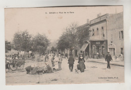 CPA SAIDA (Algérie) - Rue De La Gare - Saïda