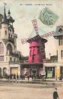 FRANCE - Paris - Le Moulin Rouge - Colorisé - Animé - Carte Postale Ancienne - Sonstige Sehenswürdigkeiten
