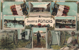 SOUVENIR DE POITIERS - Multivues - Colorisé - Carte Postale Ancienne - Photographs