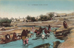 MAROC - Laveuses Dans L'Oued Tensif - Colorisé - Animé - Carte Postale Ancienne - Andere & Zonder Classificatie