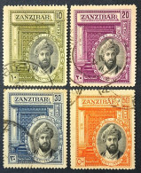 ZANZIBAR 1936 Silver Jubilee Of Sultan Harub COMPLETE SET Used SG323-326 CV£12 - Zanzibar (...-1963)