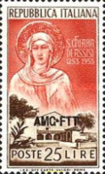 167277 MNH TRIESTE Zona A 1953 700 ANIVERSARIO DE LA MUERTE DE S. CHIARA D'ASSISI - Other & Unclassified