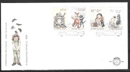 PAYS-BAS. N°1193-6 De 1982 Sur Enveloppe 1er Jour. Lapin. - Konijnen