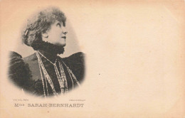 PHOTOGRAPHIE - Mme Sarah Bernhardt - Carte Postale Ancienne - Photographie