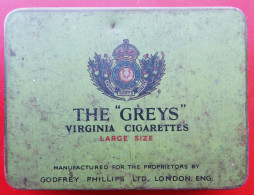 Boite De 20 Cigarettes THE GREYS  Virginia Cigarettes Large Size - Empty Cigarettes Boxes