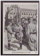 Dt-Reich (009127) Propagandakarte Reichsparteitag Nürnberg, Auf Dem Adolf Hitler Platz Am 11.9.1938, Blanco Gest. Asch - Briefe U. Dokumente