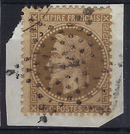 FRANCE Ca.1867: Le Y&T 30, Sup. Obl. étoile "1" - 1863-1870 Napoléon III Lauré