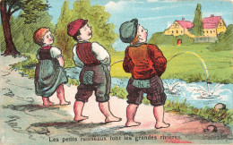 ILLUSTRATION - Les Petits Ruisseaux Font Les Grands Rivières - Colorisé - Carte Postale Ancienne - Sin Clasificación