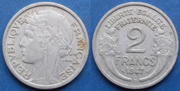 FRANCE - 2 Francs 1947 B KM# 886a.2 IV Republic (1947-1958) - Edelweiss Coins - 2 Francs