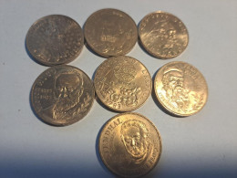FRANCE  Lot De 7 Monnaies  10 Francs Commémorative  (444 ) E - Lots & Kiloware - Coins