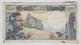 BILLET DE BANQUE - FRANCE - NOUVELLE CALEDONIE - NOUMEA - P.60a - 500 FRANCS - CALEDONIEN Et POLYNESIEN - NATURE - Nouméa (New Caledonia 1873-1985)