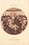 MUSEES - Musée De Berlin - La Vierge Et L'Enfant - Botticelli - Carte Postale - Museos