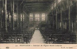 FRANCE - Honfleur - Intérieur De L'église Sainte Catherine  - Carte Postale Ancienne - Honfleur