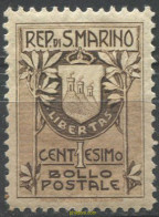 712502 HINGED SAN MARINO 1910 ESCUDOS - Oblitérés