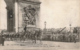 FRANCE - Les Fêtes De La Victoire 14 Juillet 1919 - Les Marêchaux Sous L'Arcs De Triomphe - Carte Postale Ancienne - Arc De Triomphe