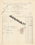 71 0135 CLUNY SAÔNE LOIRE 1916 Sté Lyonnaise De Lumière & Force CLERGUÉ & Cie à M. BOUCHACOURT - Elektrizität & Gas