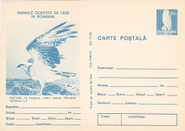 ANIMALS, BIRDS, OSPREY, KESTREL, POSTCARD STATIONERY, 1977, ROMANIA - Aigles & Rapaces Diurnes