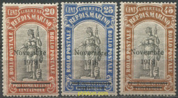712510 HINGED SAN MARINO 1918 ANIVERSARIO DE LA VICTORIA - Used Stamps