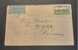 1931-24 Dec Special Christmas Survey Flights Cat 62d Palmerston  North -Timaru - Storia Postale