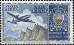 140674 HINGED SAN MARINO 1954 AVION - Usados