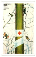Keep The Birds, They Are The Forest's Sanitarians! Pocket Calendar 6.5x10cm Soviet Russia USSR 1989 Publ: Planeta Moscow - Small : 1981-90
