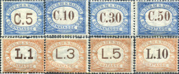 360051 HINGED SAN MARINO 1897 CIFRA - Used Stamps