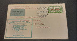 1931-24 Dec Special Christmas Survey Flights Cat 62i Wellington -Christchurch - Covers & Documents