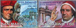 187268 MNH SAN MARINO 2005 300 ANIVERSARIO DEL PAPA CLEMENTE XIV - Ungebraucht