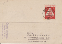 ZONE SOVIETIQUE - 1948 - CARTE De BERLIN => RECKLINGHAUSEN - Covers & Documents