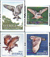 225207 MNH SUECIA 2009 AVES RAPACES - Unused Stamps