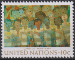 1974 Vereinte Nationen > New York, ** Mi:NT-NY 267, Yt:NT-NY 240, Brasilianische Wandgemälde - Usados