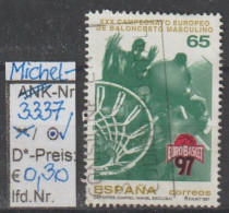 1997 - SPANIEN - SM "Basketball-EM D. Männer" 65 Ptas Mehrf.  - O  Gestempelt - S.Scan (3337o  Esp) - Gebraucht