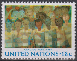 1974 Vereinte Nationen > New York, **  Mi:NT-NY 268, Sn:NT-NY 248, Yt:NT-NY 241, Brasilianische Wandgemälde - Gebraucht